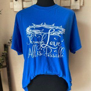 Through Love All Is Possible Thorns Crescent City Inspired T-Shirt Sarah Maas M